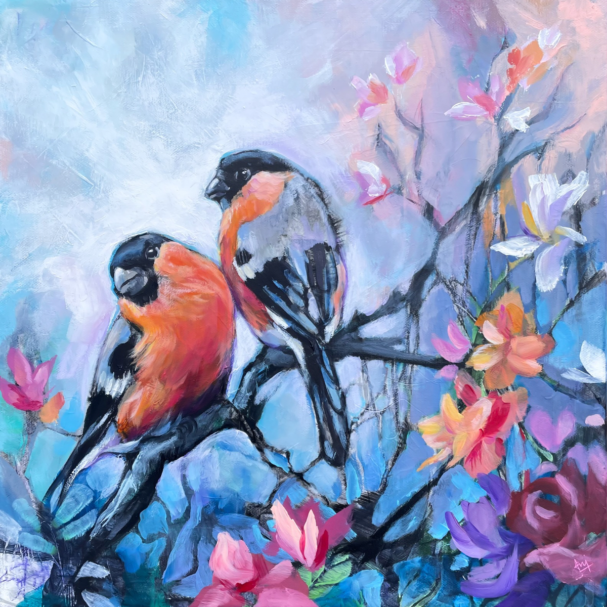 Intertwined - Original Mixed Media Painting