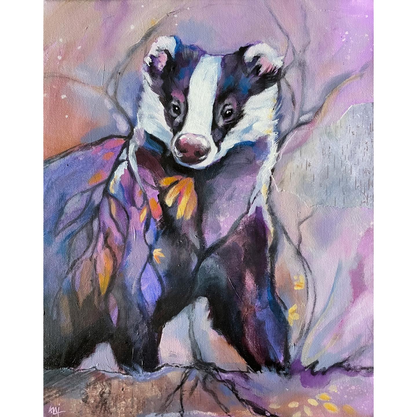 Gaia - Badger Print
