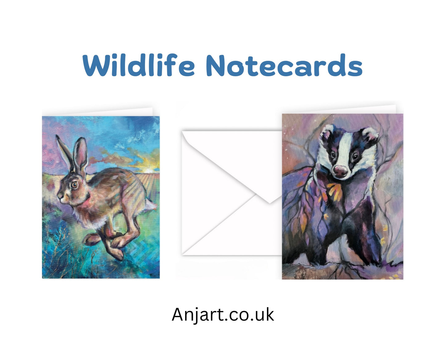 Wildlife Notecards - Pack of 6