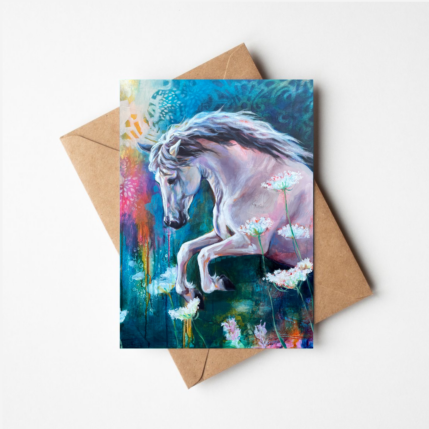 Sanctuary - Horse Greetings Card