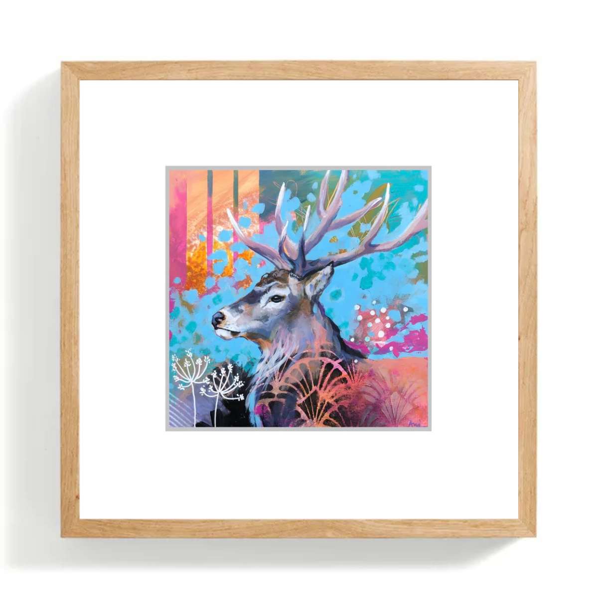 Euphoria - Framed Stag Print