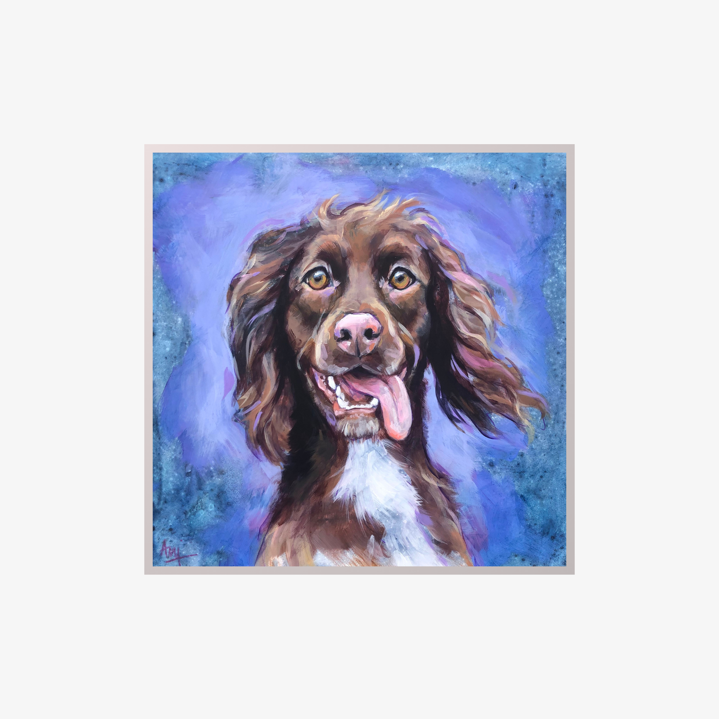 Mounted Mini Print - Cookie Cocker