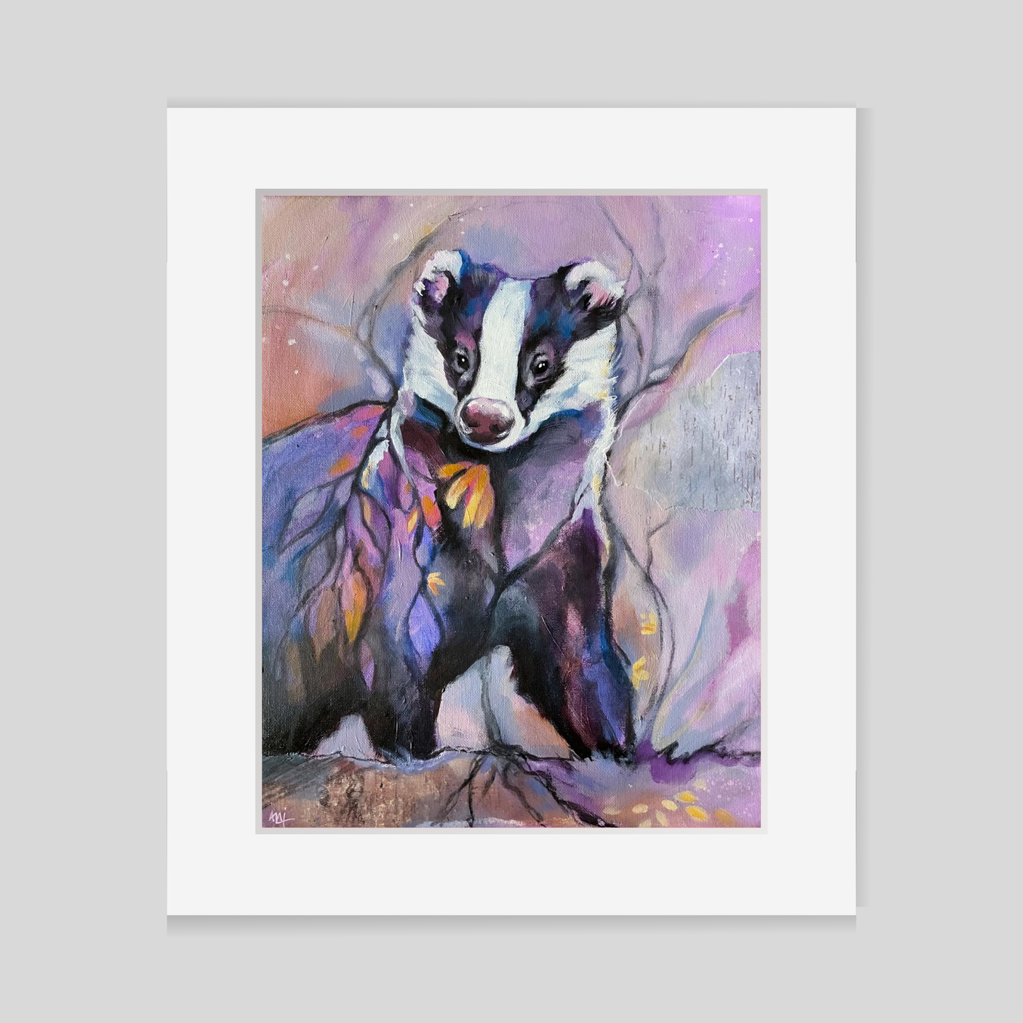 Gaia - Badger Print