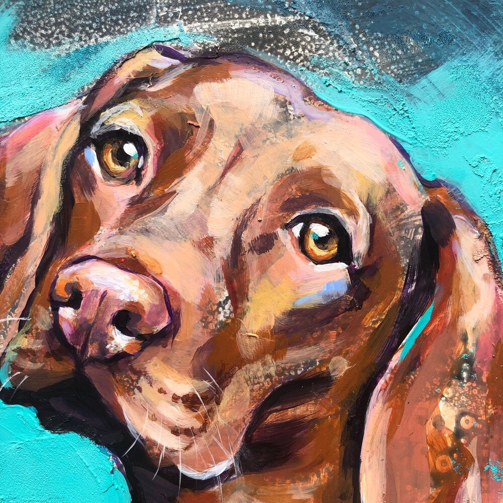 Vizsla - Original Dog Painting