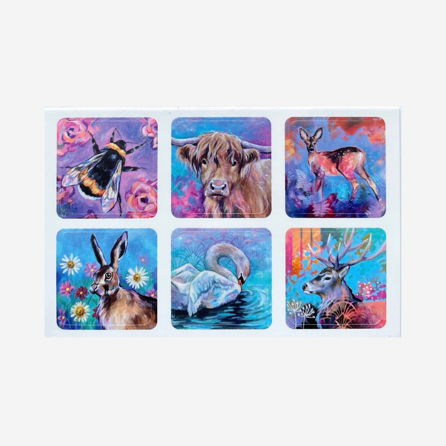 Mini Vinyl Stickers - British Beasties #1