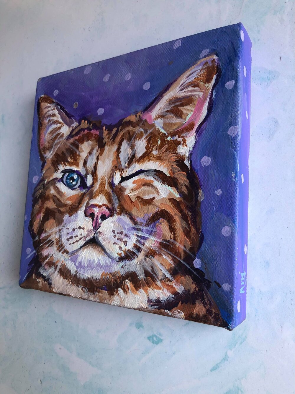 Tiddlywinks - Original Cat Painting
