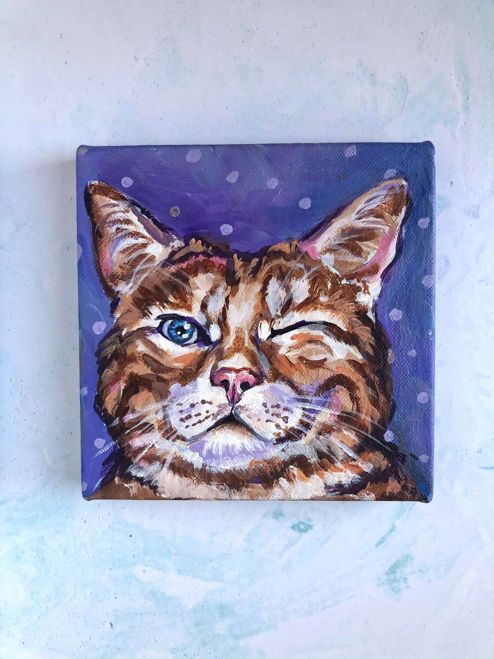 Tiddlywinks - Original Cat Painting