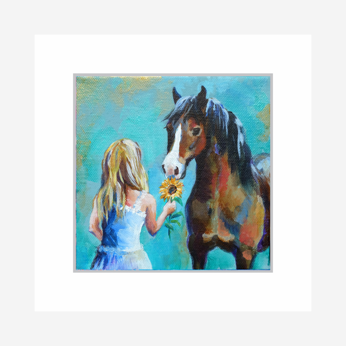 The Gift - Girl & Horse Print