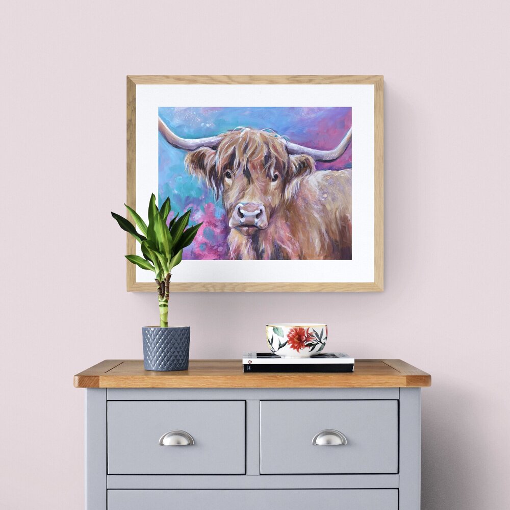 Scrumptious - Highland Cow Print