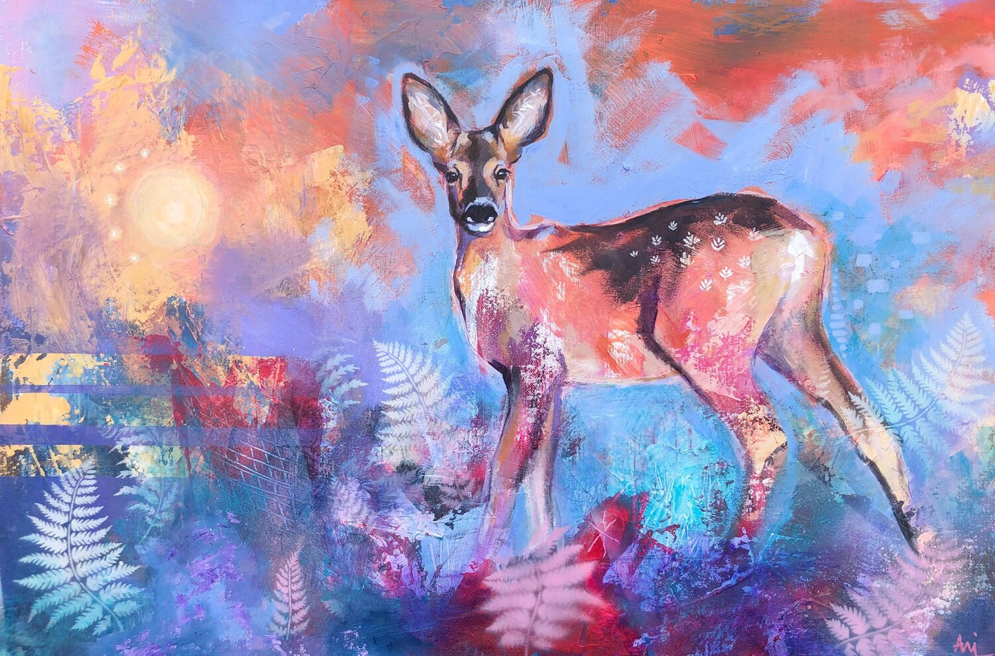 Equinox - Original Roe Deer Painting