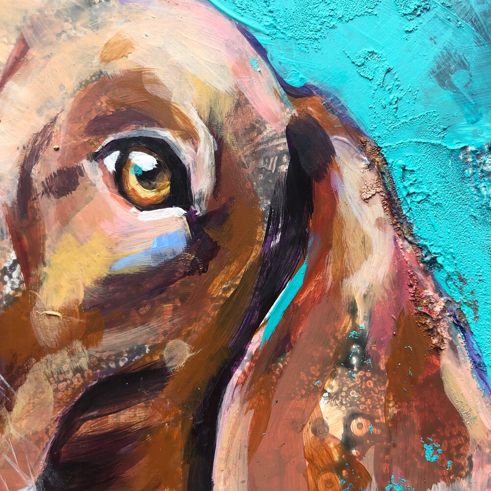 Vizsla - Original Dog Painting