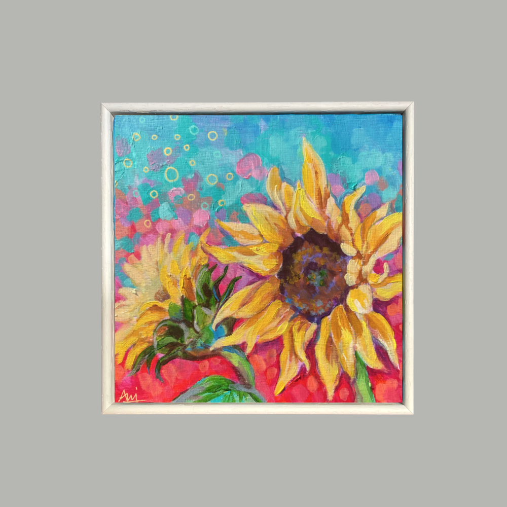 Sun Shine - Original Floral Painting