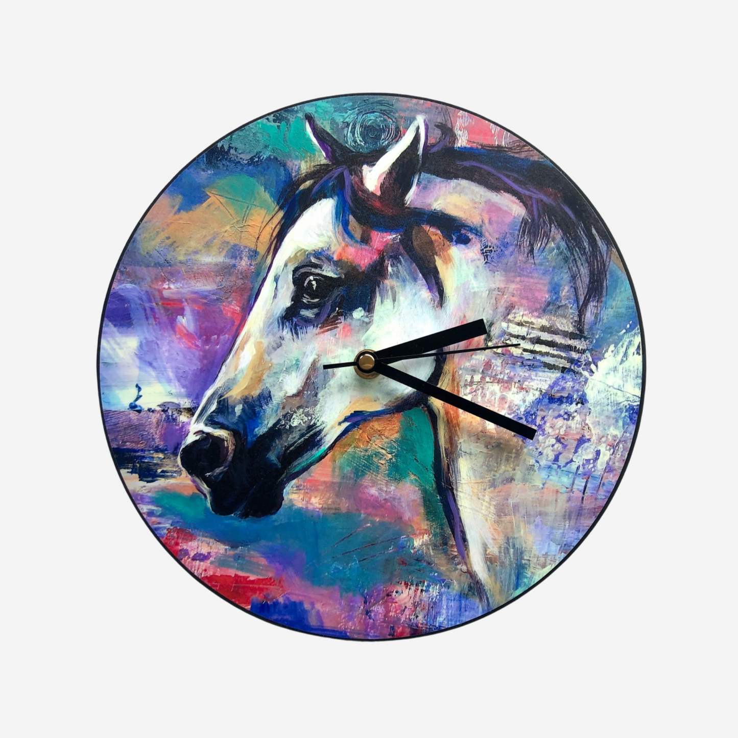Freedom - Hand Embellished Wooden Clock
