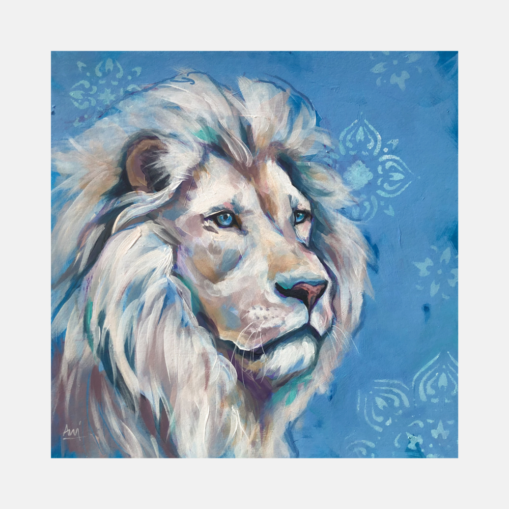 Deva - Original Lion Painting