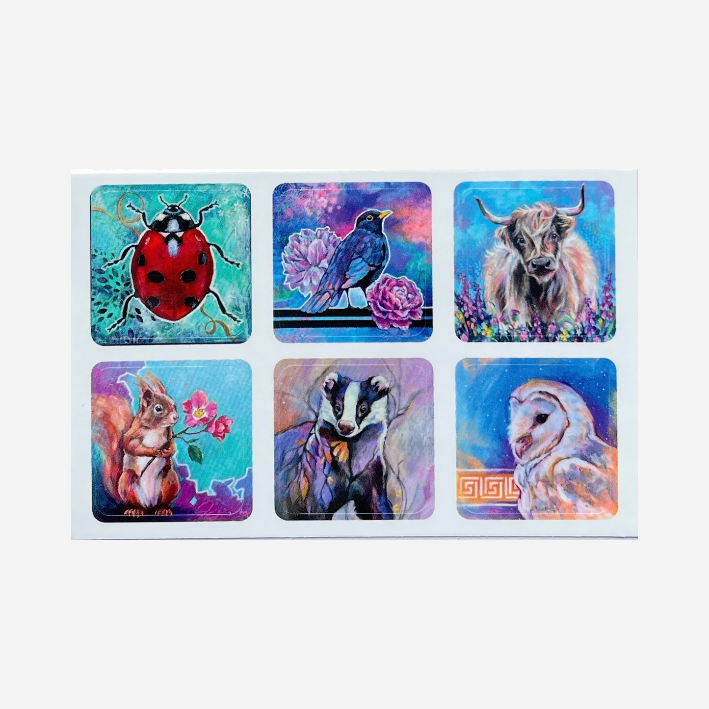 Mini Vinyl Stickers - British Beasties #2