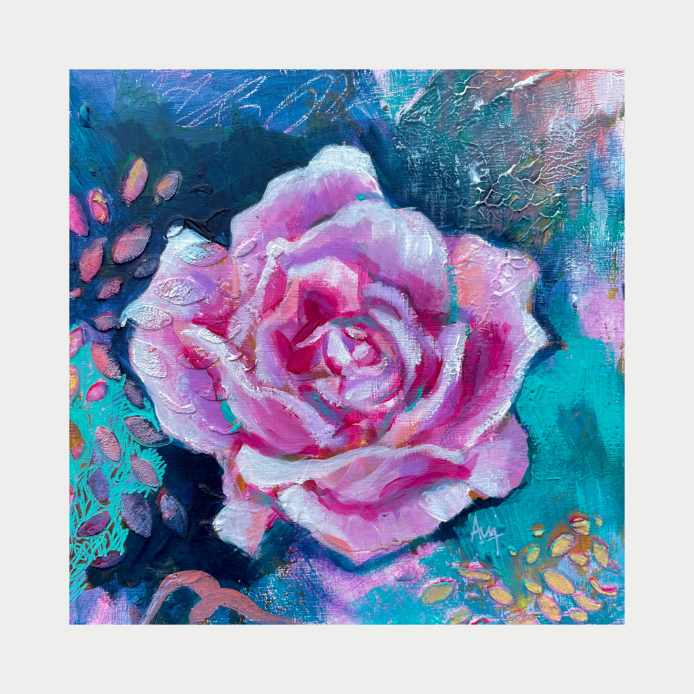 Serenity - Original Floral Painting