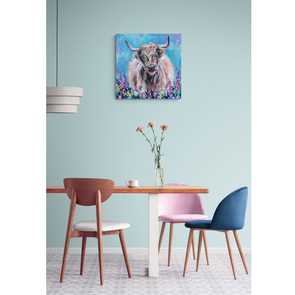 Floraidh - Original Highland Cow Painting