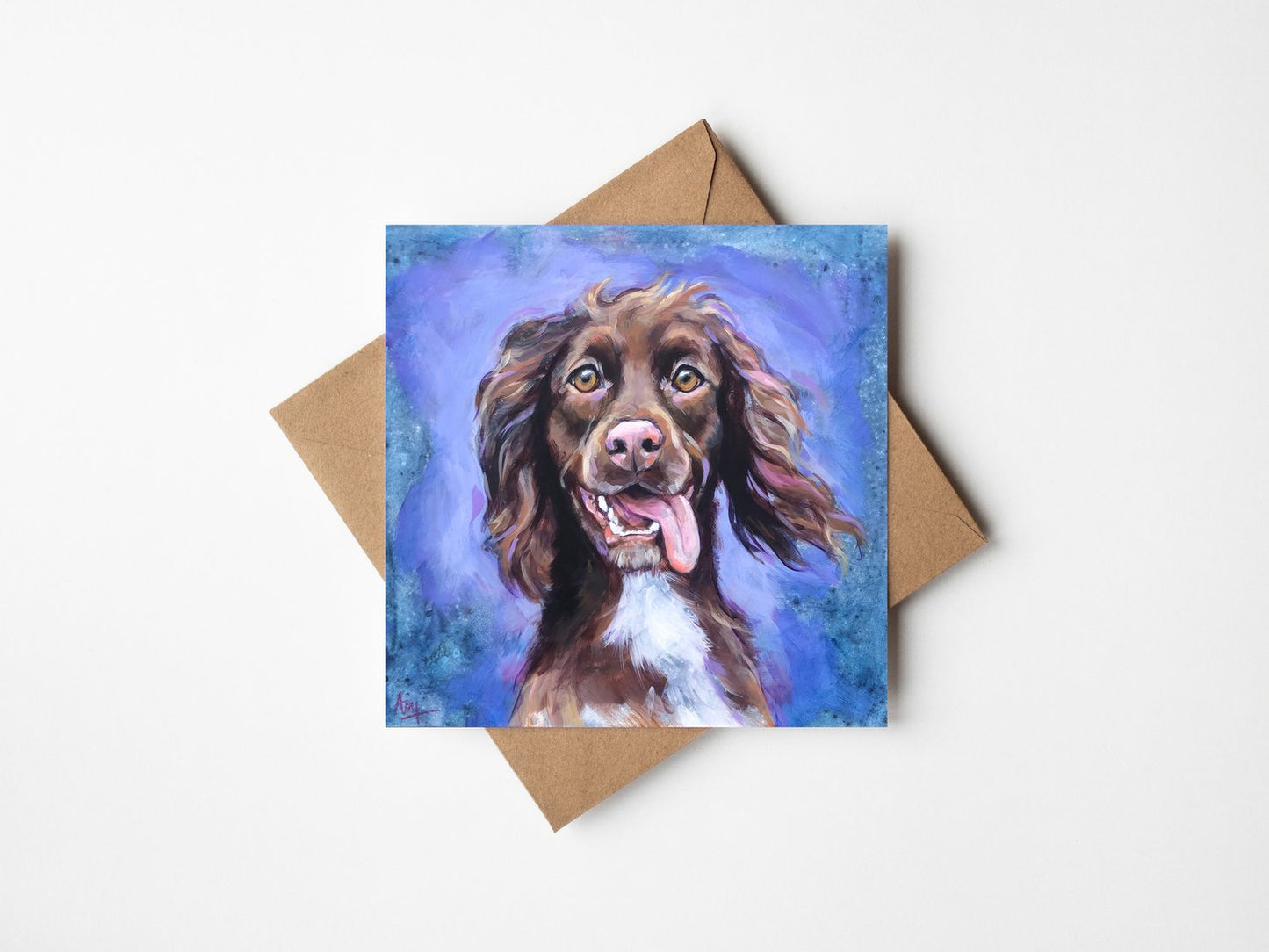 Cookie Cocker Spaniel - Greetings Card