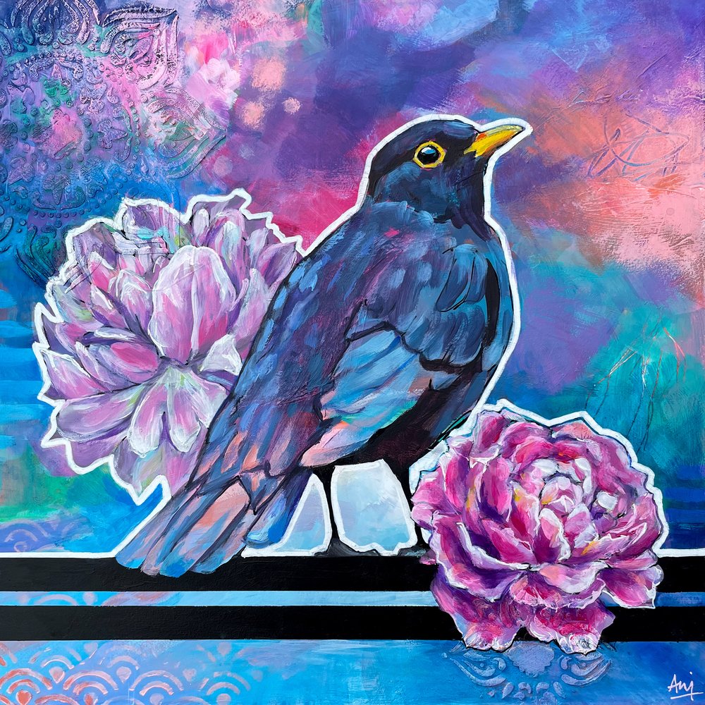 Beau - Blackbird Print