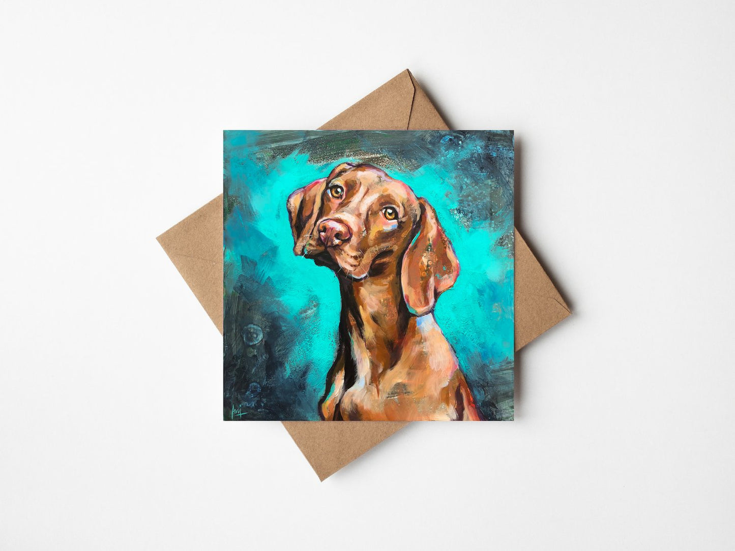 Vizsla Dog Greetings Card