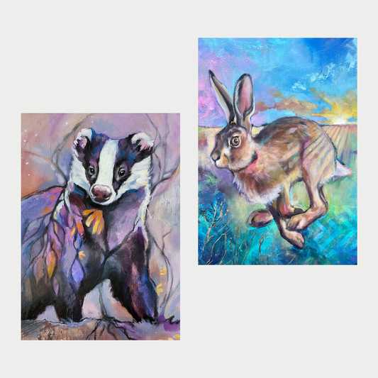 Wildlife Notecards - Pack of 6