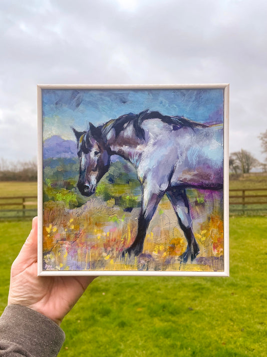 Ranger - Framed Original Horse Painting