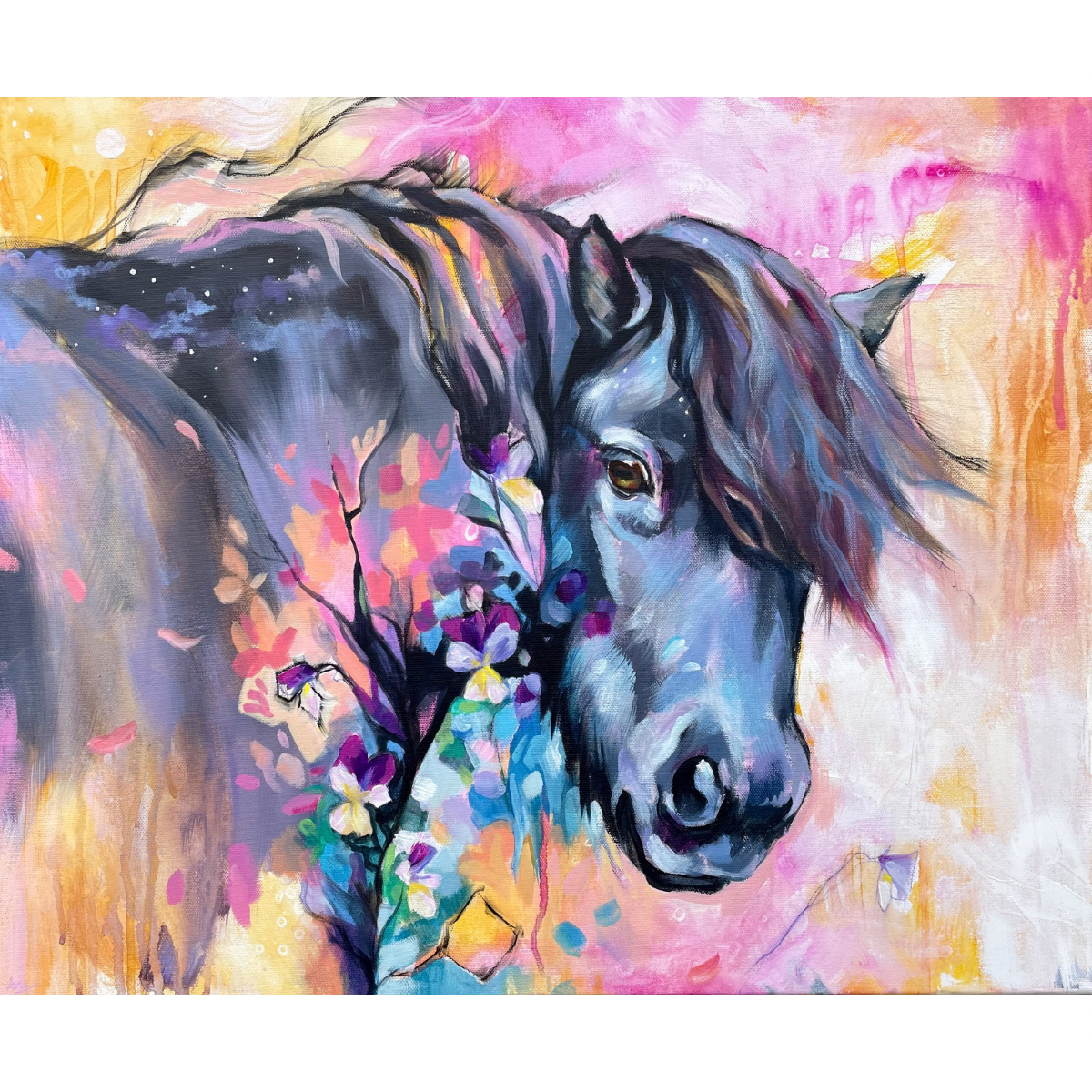 Viola - Original Shetland Pony Painting