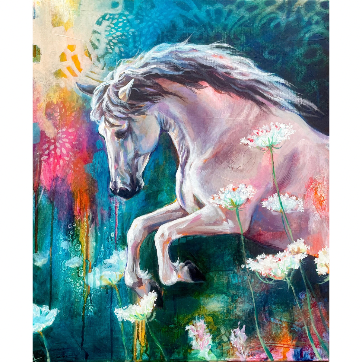 Sanctuary - Original Horse Painting