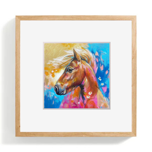 Gowan - Framed Shetland Pony Print