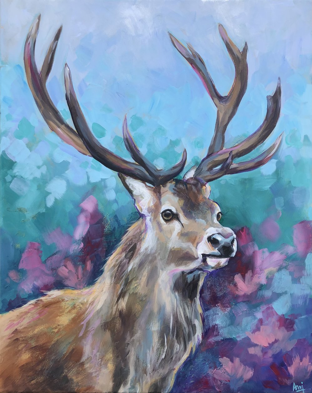 Cernunnos - Original Stag Painting