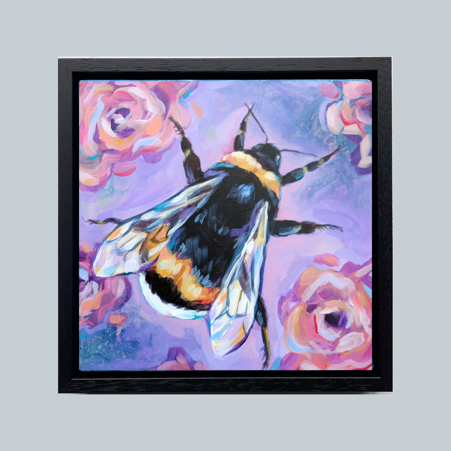 Summer Haze - Original Bumblebee Painting