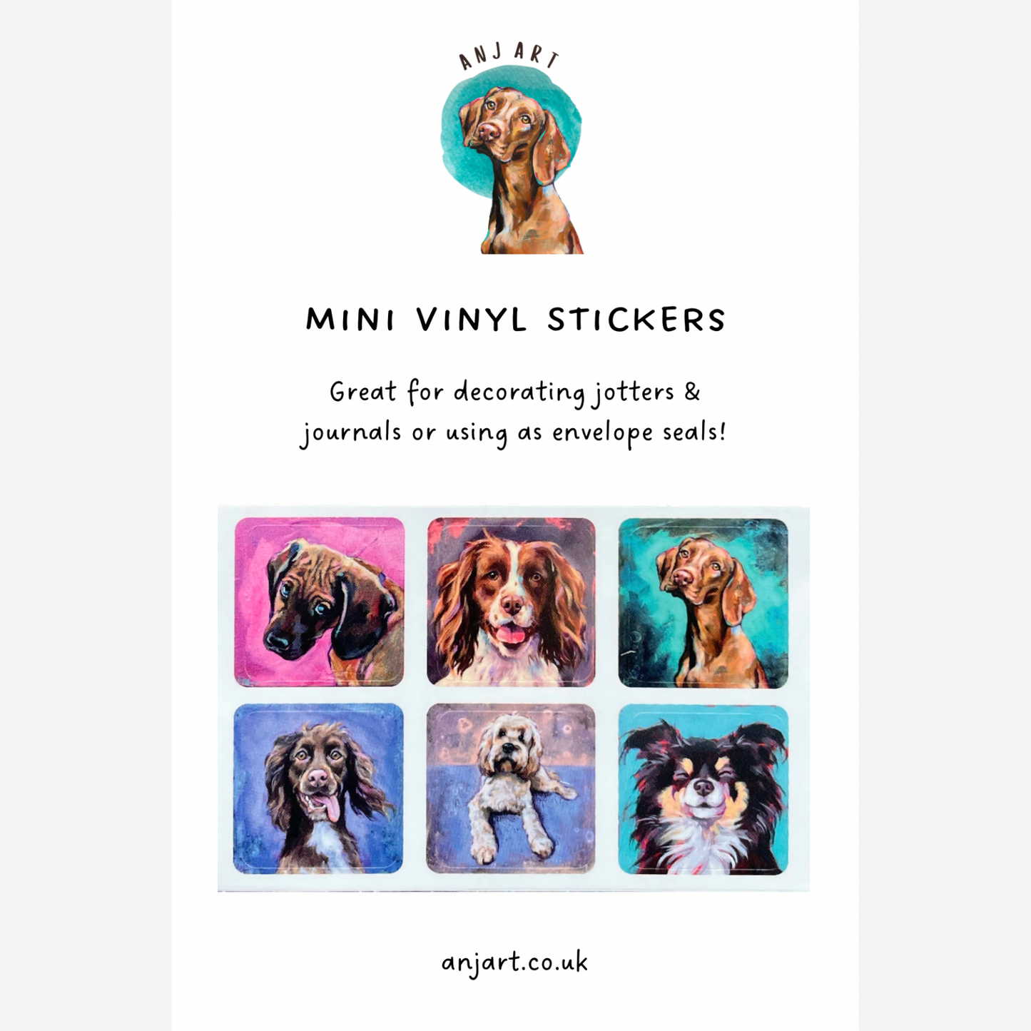 Mini Vinyl Stickers - Doggos
