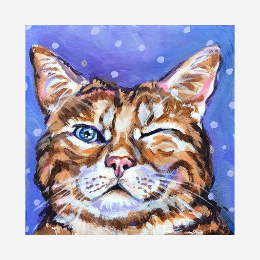 Tiddlywinks - Original Cat Painting