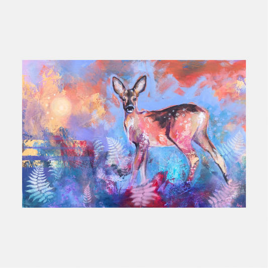 Equinox - Original Roe Deer Painting