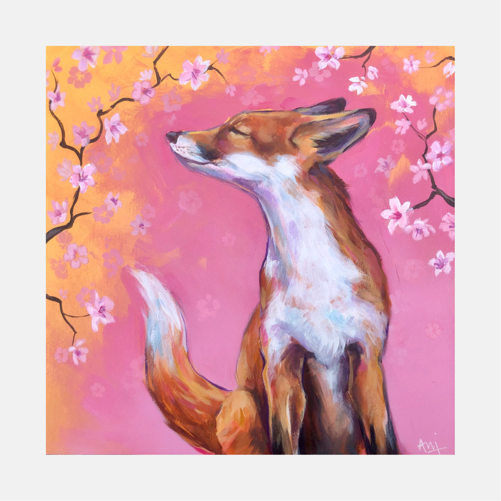 Inari - Original Fox Painting