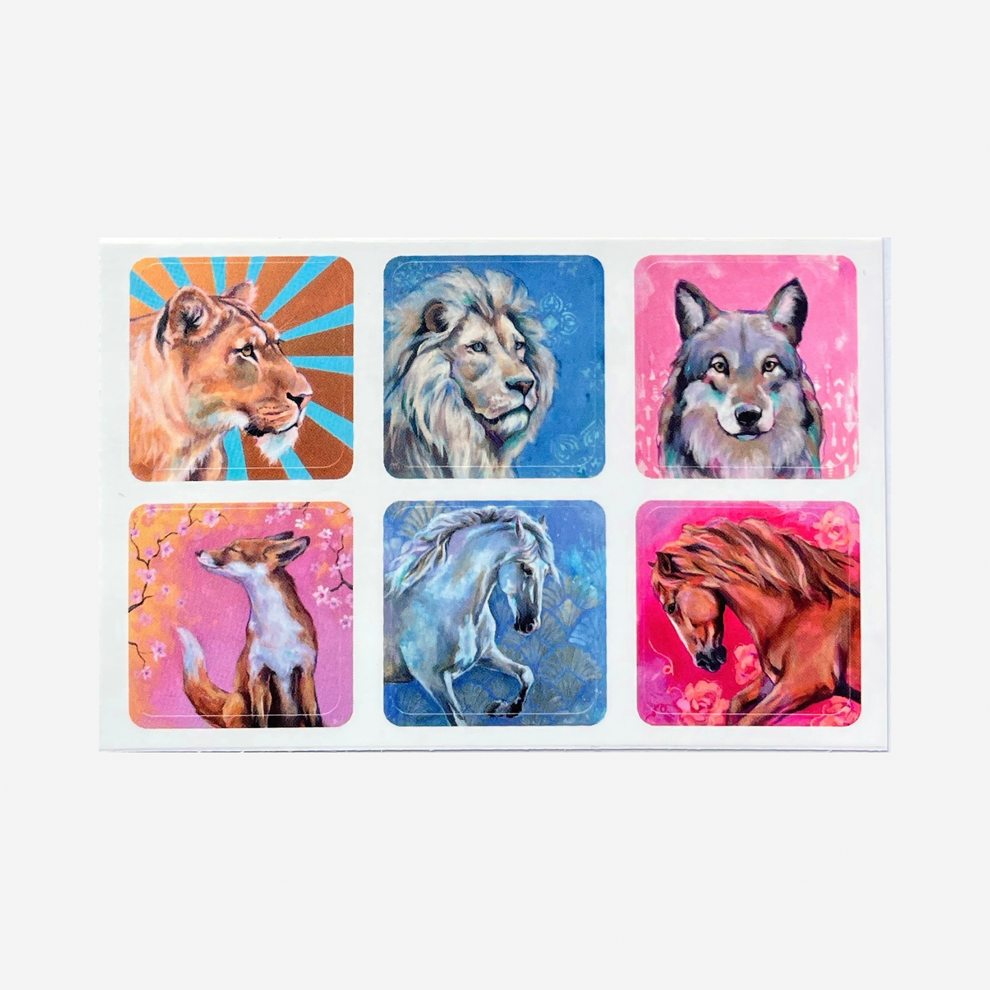 Mini Vinyl Stickers - Animal Deities