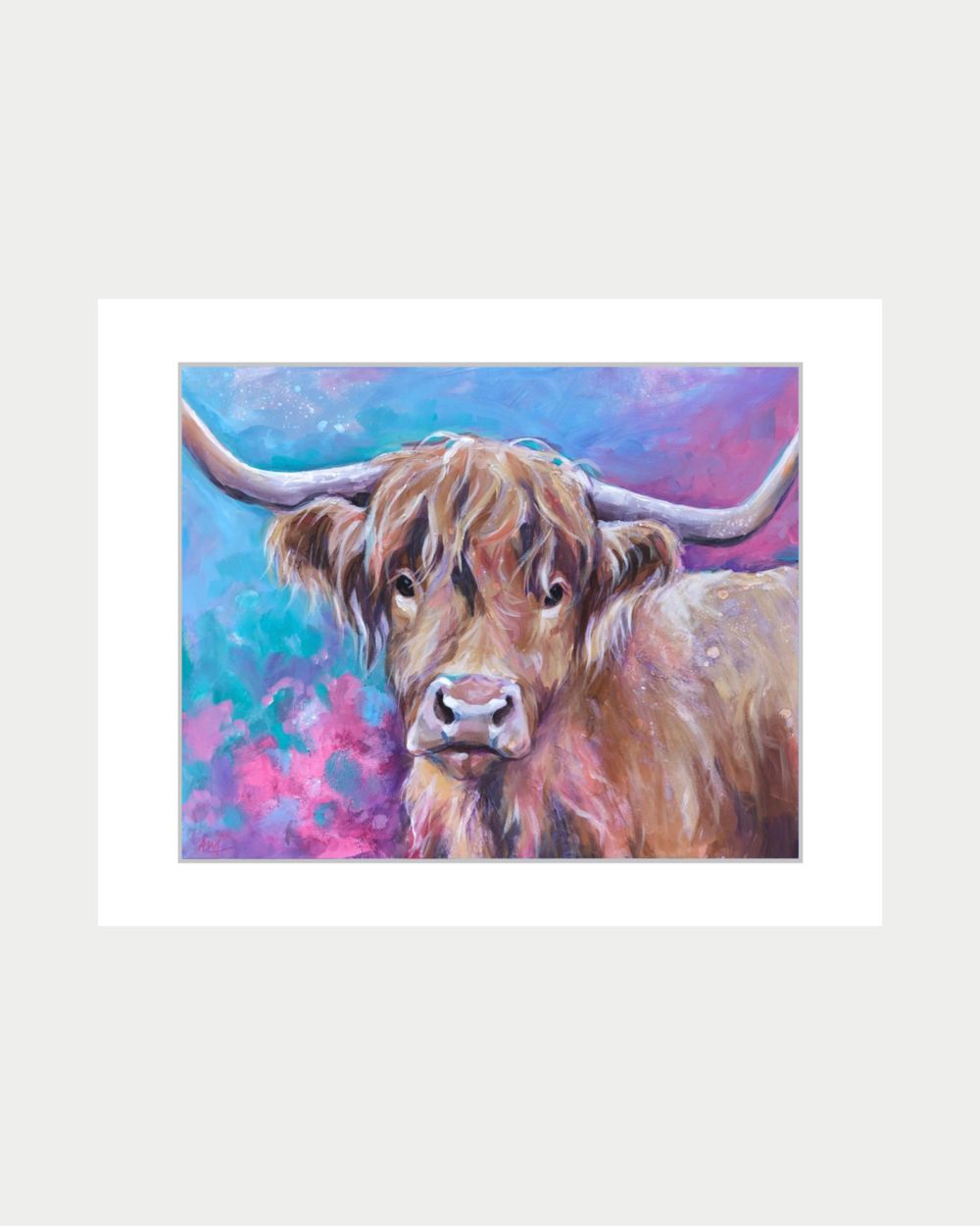 Scrumptious - Highland Cow Print