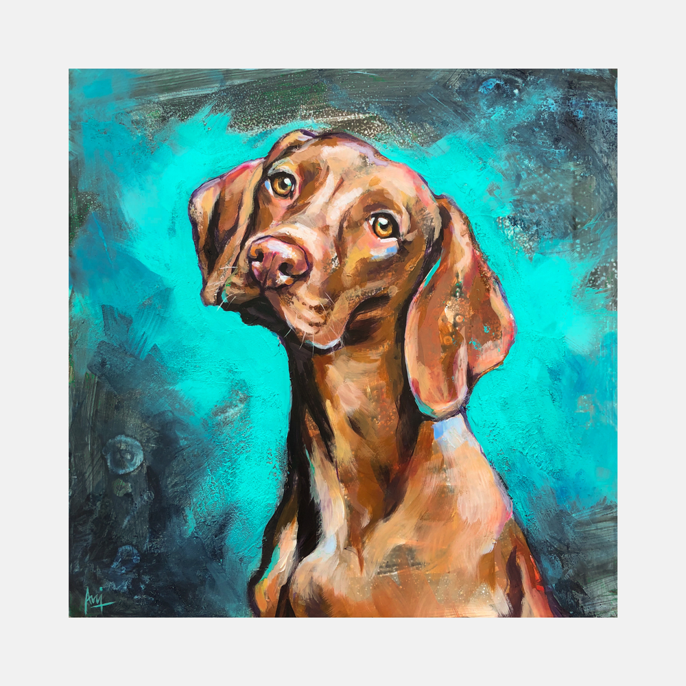 Vizsla - Original Dog Painting
