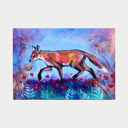 Remembrance  - Framed Original Fox Painting