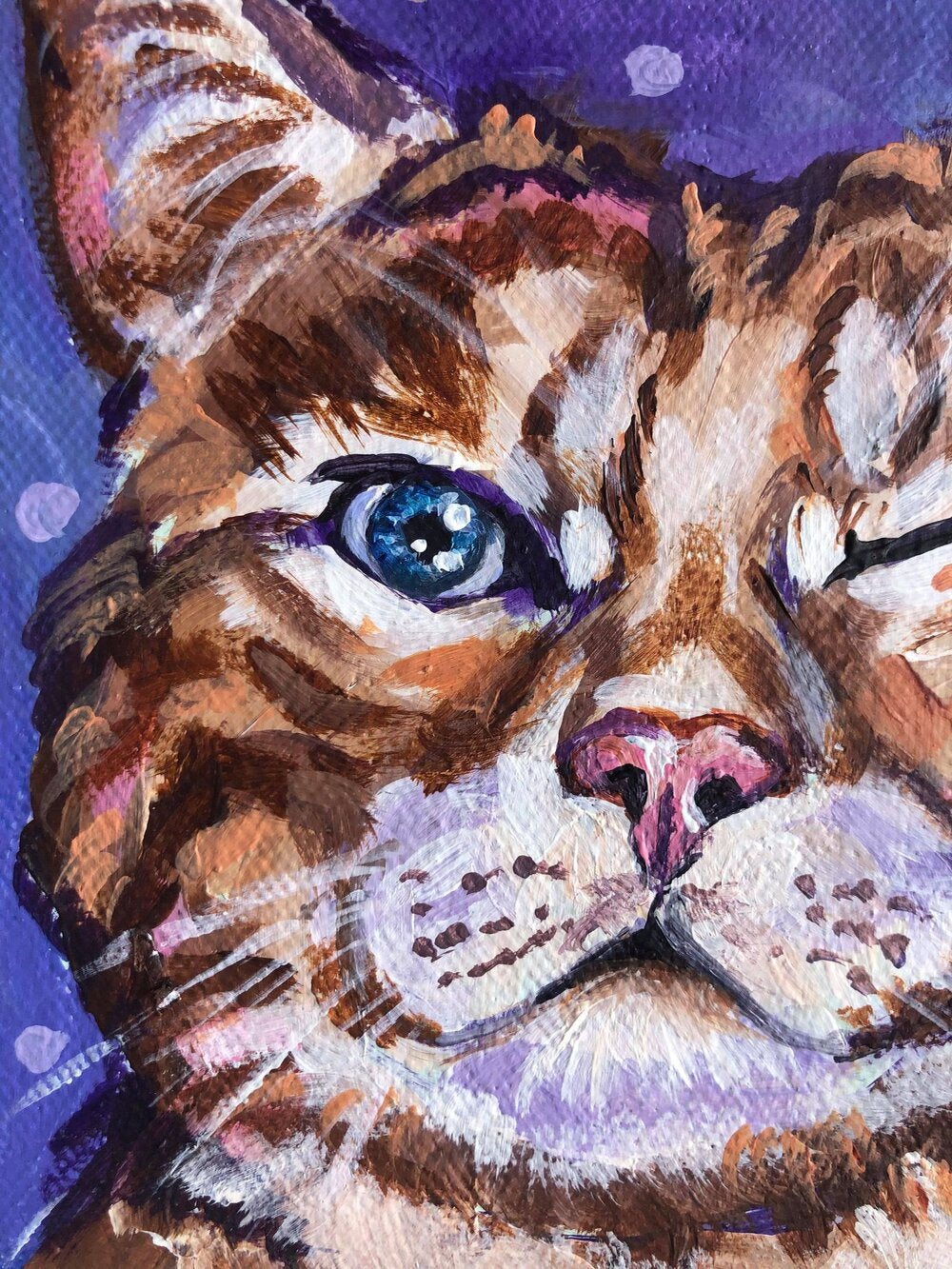 Tiddlywinks - Original Cat Painting