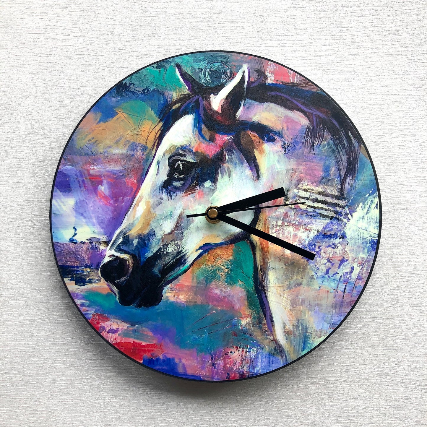 Freedom - Hand Embellished Wooden Clock