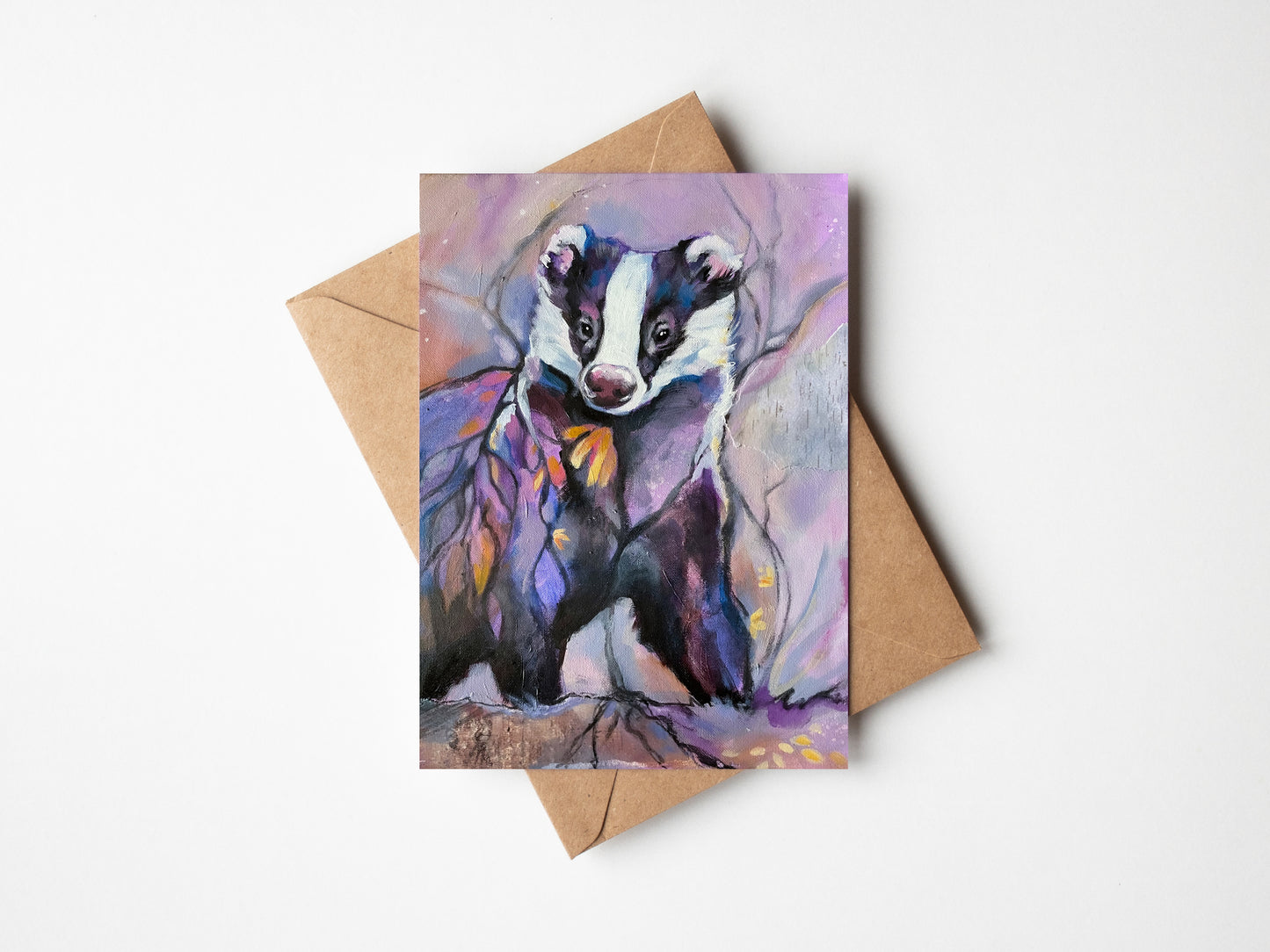 Gaia Badger - Greetings Card