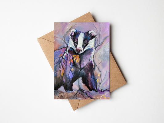 Gaia Badger - Greetings Card