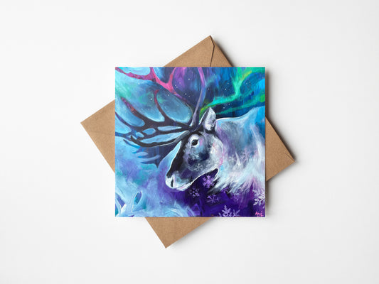 Bifröst Reindeer - Greetings Card