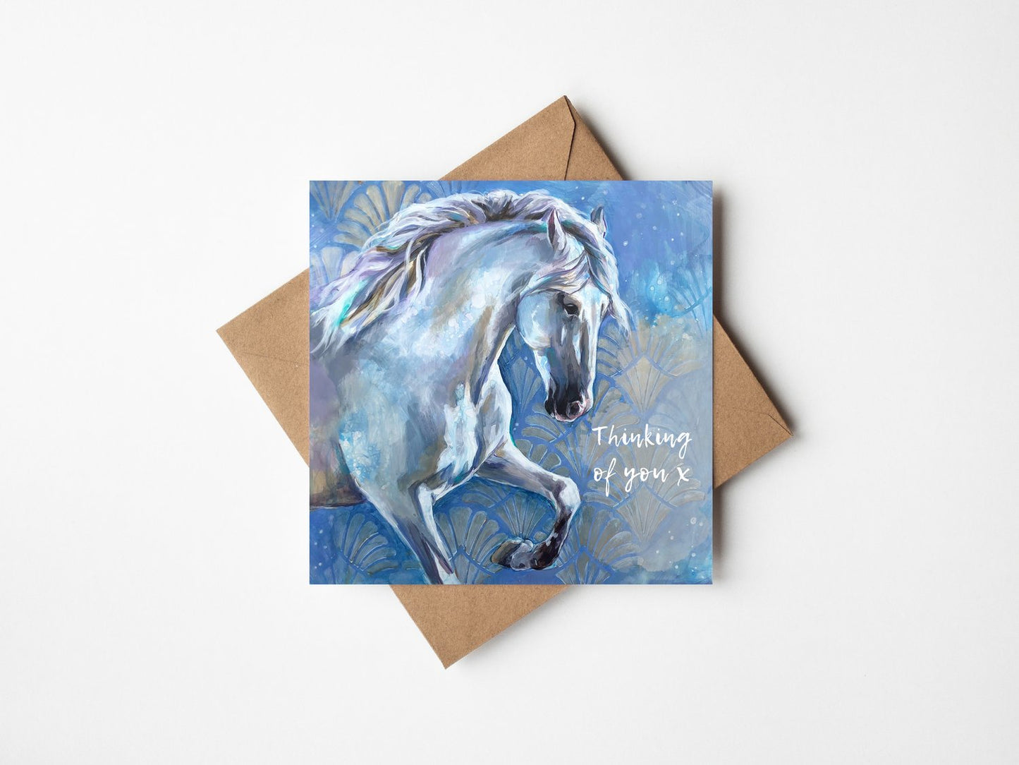 Thinking Of You/Sympathy Horse - Greetings Card