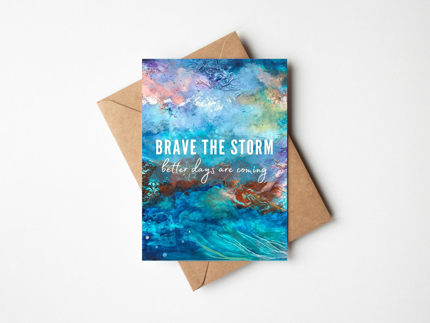 Brave The Storm - Greetings Card