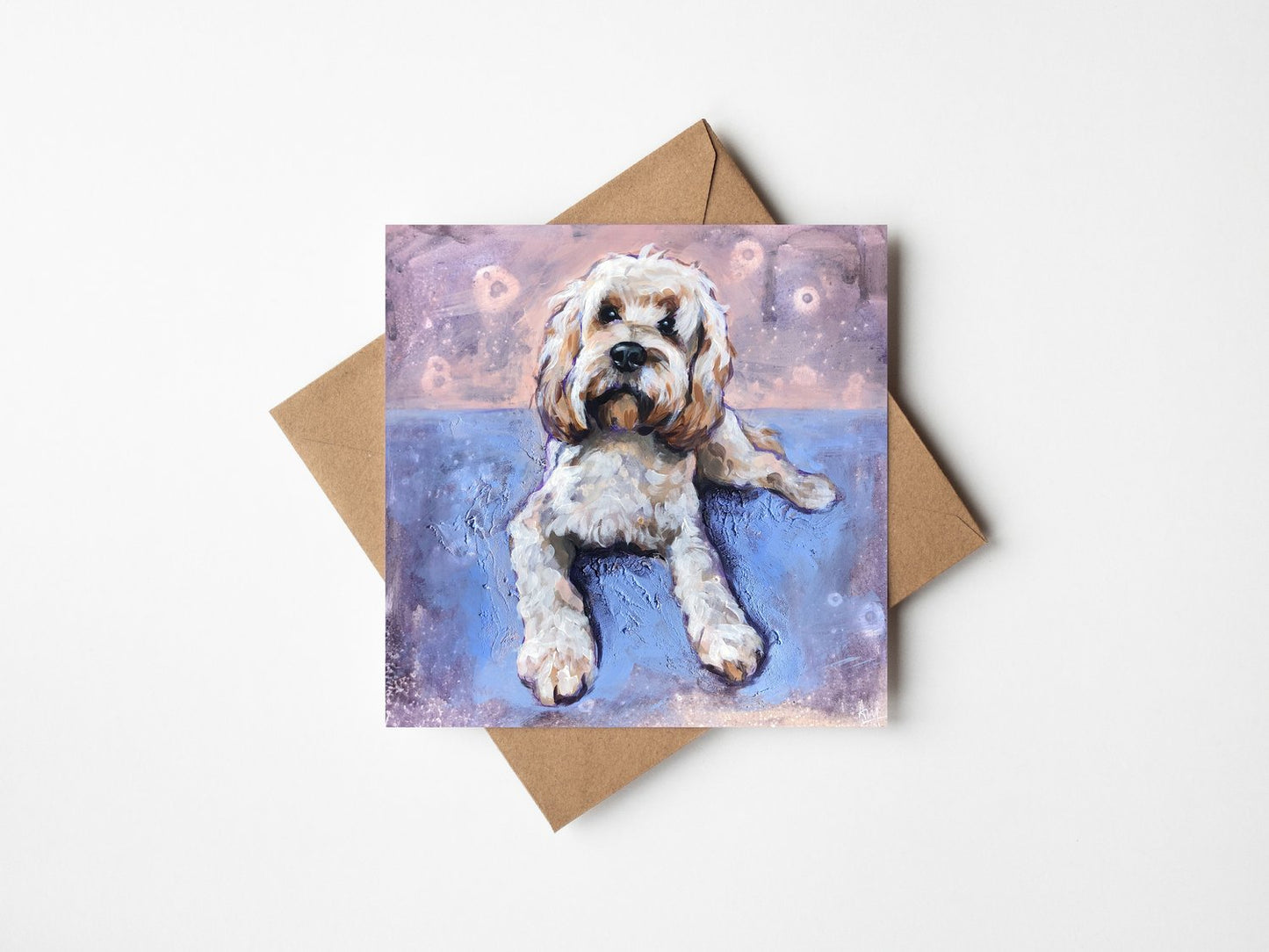 Cockapoo Puppy - Greetings Card